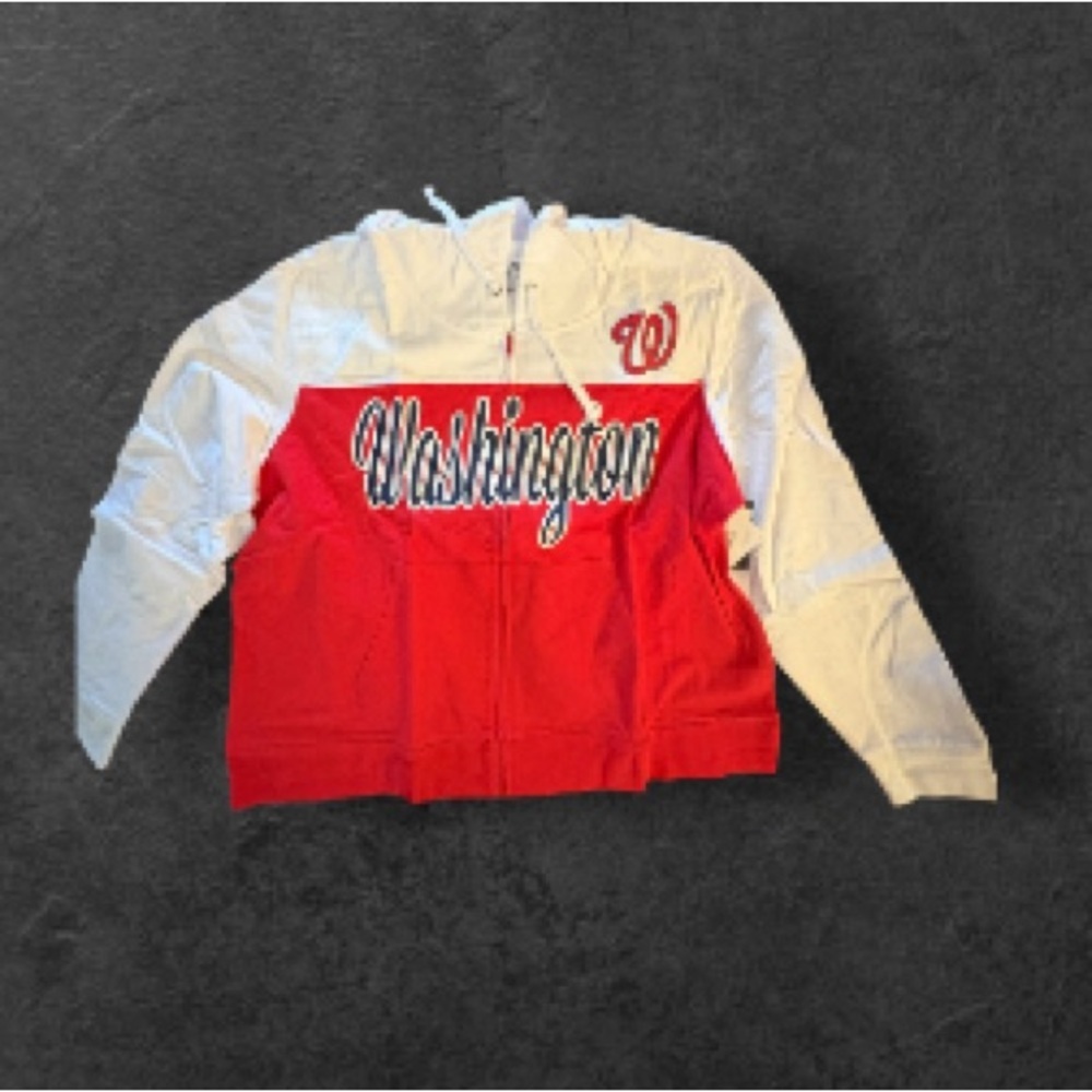new-Washington Logo Official MBL 
 2X long sleeve Jacket 
Hooded , full zipper - Picture 6 of 10